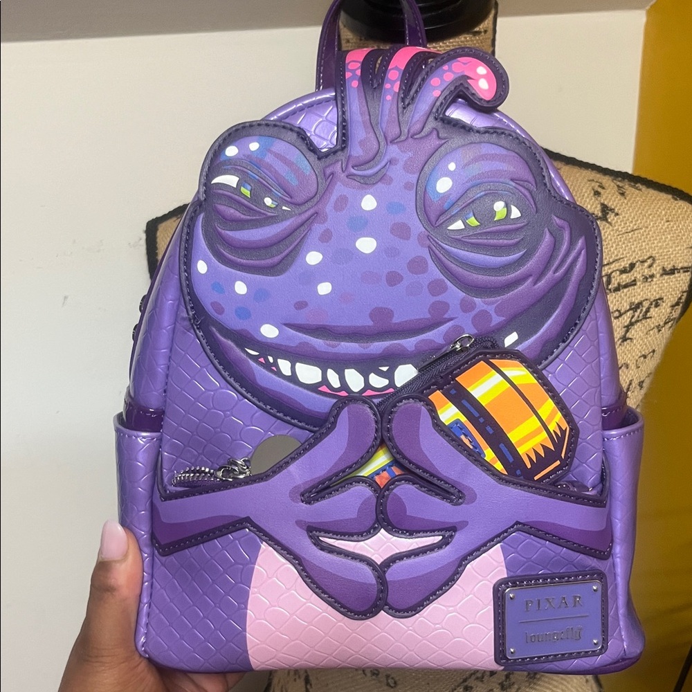 Loungefly Purple Pixar Character Backpack Randell Monster University